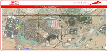 RTA-map-International City-Dubai